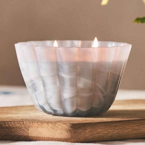 Anthropologie Other - Anthropologie Turkuaz Kitchen Posy Fruity Sweet Lemon & Mandarin Glass Candle NE